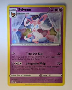 Sylveon (Swirl 🌀) ✨Cosmos Holo NM✨ SWSH211 SWSH: Sword & Shield Promo Pokemon - Image 2