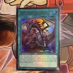 Yugioh The Fang of Critias LCKC-EN037 Ultra Rare NM - Image 1