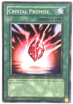 YuGiOh! - Crystal Promise - FOTB-EN036 - 1st Edition - Common - Image 1