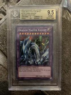 Dragon Master Knight LCKC-EN065 Secret Rare NM Yu-Gi-Oh! BGS 9.5 - Image 1