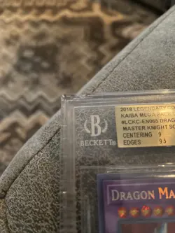 Dragon Master Knight LCKC-EN065 Secret Rare NM Yu-Gi-Oh! BGS 9.5 - Image 2