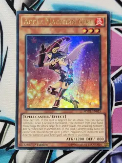 YUGIOH Ultra Rare Apple Magician Girl MVP1-EN015 1st Edition - Image 1