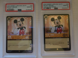 Disney Lorcana Card PSA 10 Mickey Mouse Japanese & Chinese Promos 2024 PSA 10 - Image 1