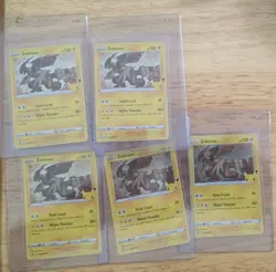 5 Card Lot Pokemon TCG Zekrom Celebrations 010/025 Holo Rare - Image 1