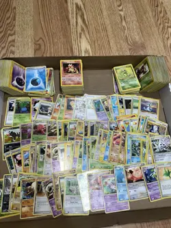 Very damaged vintage WOTC pokemon card large lot ereaders holos stamped etc - Image 5