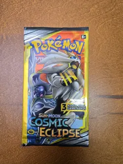 2019 POKEMON Sun & Moon COSMIC ECLIPSE 3 Card Mini Booster Packs 4 Pack Art Set - Image 5
