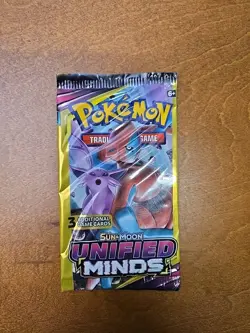 Pokemon Sun & Moon Unified Minds (8) 3-Card Booster Packs Art Set Sealed GB013 - Image 3