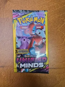Pokemon Sun & Moon Unified Minds (8) 3-Card Booster Packs Art Set Sealed GB013 - Image 4