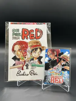 One Piece Film Red Promo Card Luffy & Shanks Movie Limited Japan Exclusive 2022 - Image 1