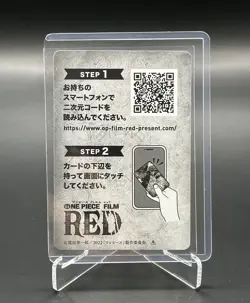 One Piece Film Red Promo Card Luffy & Shanks Movie Limited Japan Exclusive 2022 - Image 3