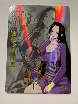 Boa Hancock One Piece GODDESS STORY SIGNED ZR Anime Waifu Card - Image 1