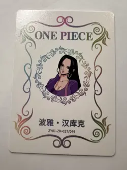 Boa Hancock One Piece GODDESS STORY SIGNED ZR Anime Waifu Card - Image 2