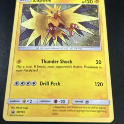 Zapdos SM145 Holo Promo Pokemon Card Sun & Moon Promos Near Mint NM - Image 2