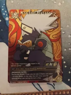 Naruto Cards - Kakashi Hatake Ingenious Tactic Promo Foil PR 071 CCG LP - Image 1