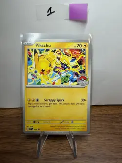 Pikachu Promo 2025 World Championships SVP EN 225 Pokemon Card Worlds - Image 1
