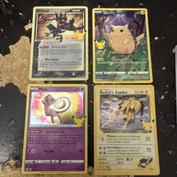 Pokemon Celebrations Lot Of 4 Cards NM/LP - Image 1