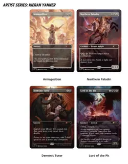 MTG Secret Lair PRESALE Artist Series FOIL - KIERAN YANNER (Demonic Tutor) - Image 5