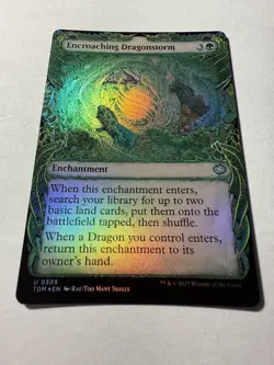 Encroaching Dragonstorm Tarkir: Dragonstorm foil borderless - Image 1
