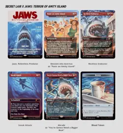 mtg secret lair foil Jaws Set Pre Sale - Image 1