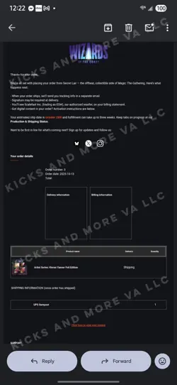 MTG Secret Lair Artist Series FOIL KIERAN YANNER Demonic Tutor PRESALE CONFIRMED - Image 2