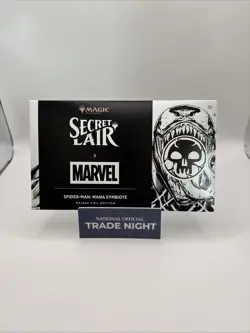 MTG Secret Lair x Marvel's Spider-Man: Mana Symbiote Raised Foil Edition Sealed - Image 1