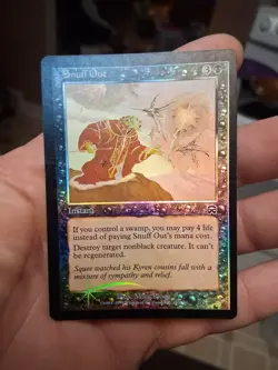 foil snuff out mercadian masques lp good condition! - Image 1