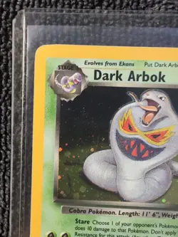 Pokemon TCG Dark Arbok 2/82 Team Rocket Unlimited Holo Rare Vintage LP - Image 3
