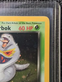 Pokemon TCG Dark Arbok 2/82 Team Rocket Unlimited Holo Rare Vintage LP - Image 4