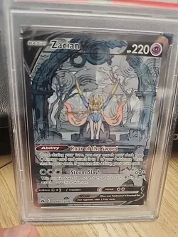 PSA 10 GEM MINT ZACIAN V ALT ART GG48/GG70 CROWN ZENITH 2023 POKEMON TCG - Image 3
