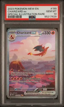 Charizard ex SIR 199/165 Pokemon Sv: Scarlet & Violet 151 PSA 10 Gem Mint - Image 1