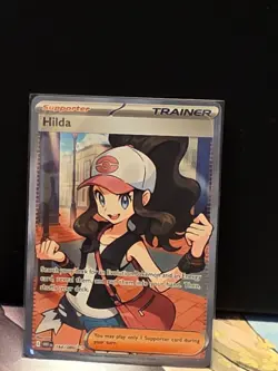 Pokemon TCG Hilda 164/086 Full Art Trainer White Flare English Edition - Image 1