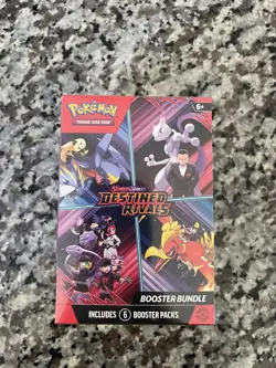 Pokemon Destined Rivals Booster Bundle Box Factory Sealed 6 Packs. - Image 1