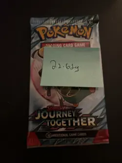 Heavy! Over 22.62 Gram Pokemon Journey Together Booster Pack Sealed - Image 4