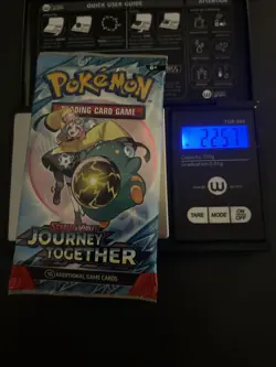 Heavy! Over 22.57 Gram Pokemon Journey Together Booster Pack Sealed - Image 1