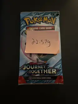 Heavy! Over 22.57 Gram Pokemon Journey Together Booster Pack Sealed - Image 4