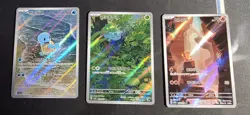 Japanese Bulbasaur Charmander Squirtle AR 166 168 170/165 sv2a Pokemon 151 NM - Image 1