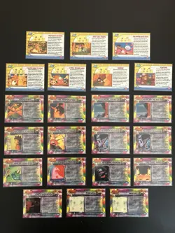 1999 Topps Pokemon Movie Pikachus Vacation & Mewtwo Strikes Back Blue Logo NM/MT - Image 2