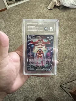 Pokemon TCG Deoxys VMAX GG45 Crown Zenith Galarian Gallery TAG 10 GEM MINT - Image 1