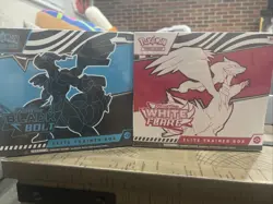 Pokemon TCG Scarlet & Violet Black Bolt & White Flare Elite Trainer Box ETB Set - Image 1