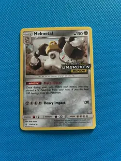 Pokemon TCG Melmetal Card 129/214 Promo Holo Stamped Unbroken Bonds - Image 1