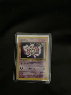 1999 Pokemon Mewtwo #3 Promo Card Kids WB Presents Pokemon The First Movie - Image 1