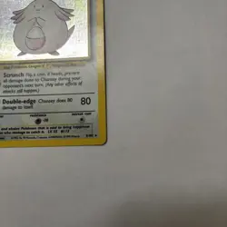 Pokemon TCG: Chansey Holo Rare Card 3/102 Base Set Unlimited VTG WOTC LP - Image 5