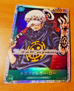 ONE PIECE JAPANESE CARD PROMO GAME CARTE HOLO LAW ST09-009 ST MINT - Image 1