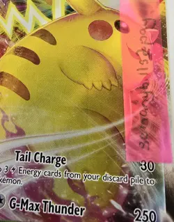 Pikachu Vmax SWSH286 NM Full Art Promo Pokemon Card - Image 3