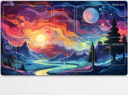 Playmat Artistic Landscape TCG Starwars : Unlimited Trading Card Game Mousepad - Image 1