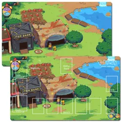 Pokemon Table Playmat TCG CCG Play Mouse Pad Trading Card Game Mat Mousepad - Image 1