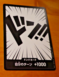 ONE PIECE JAPANESE CARD PROMO GAME CARTE ST02 DON ST MINT - Image 1