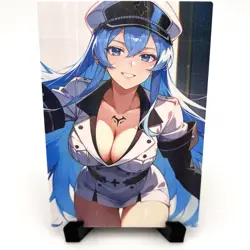 Akame ga Kill! Esdeath Sexy Anime Waifu Girl Doujin Lewd Goddess Story Art Card - Image 1