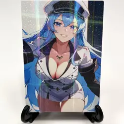 Akame ga Kill! Esdeath Sexy Anime Waifu Girl Doujin Lewd Goddess Story Art Card - Image 2