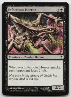 MTG Infectious Horror C Conspiracy 115 LP - Image 1